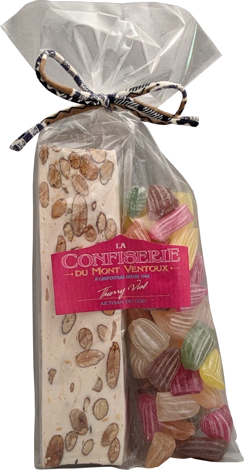 Süßes Duo "Weißer Nougat & Berlingots de Carpentras"