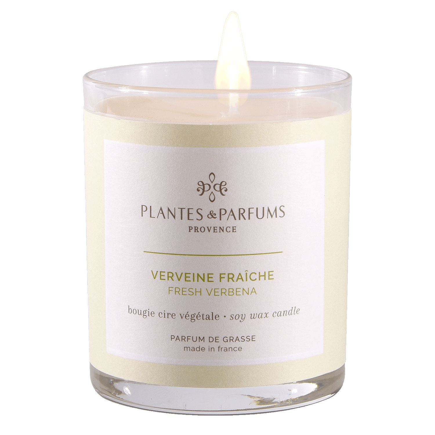 Pflanzliche Duftkerze, 180 g "Frische Verveine"