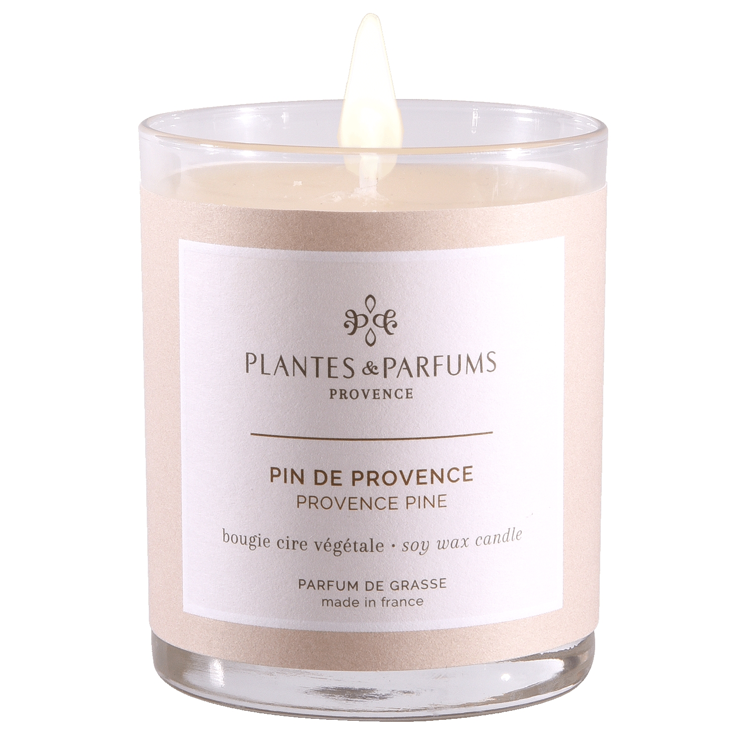Pflanzliche Duftkerze, 180 g "Pinie der Provence"
