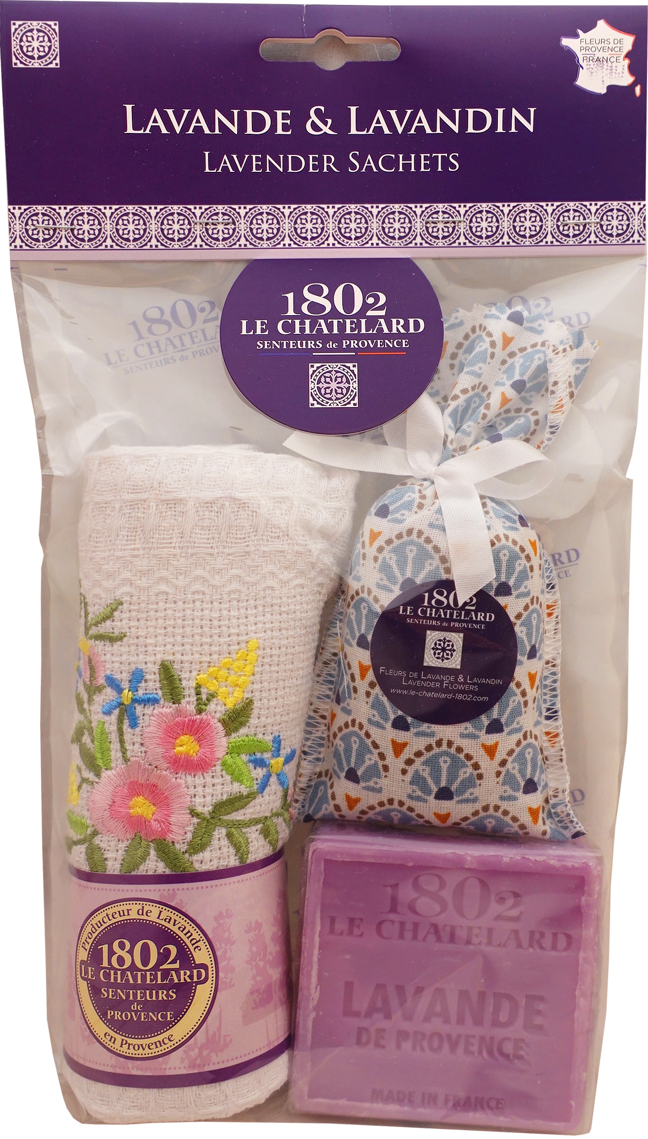 Geschenkset Lavendel 1802 "Bleu Azur"