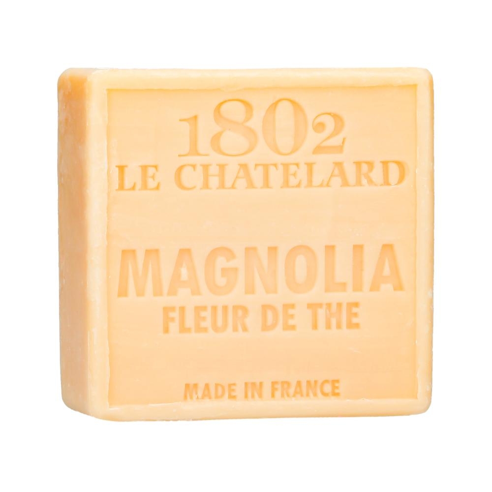 Seife ohne Palmöl, 100 g "Magnolie-Teeblüten"